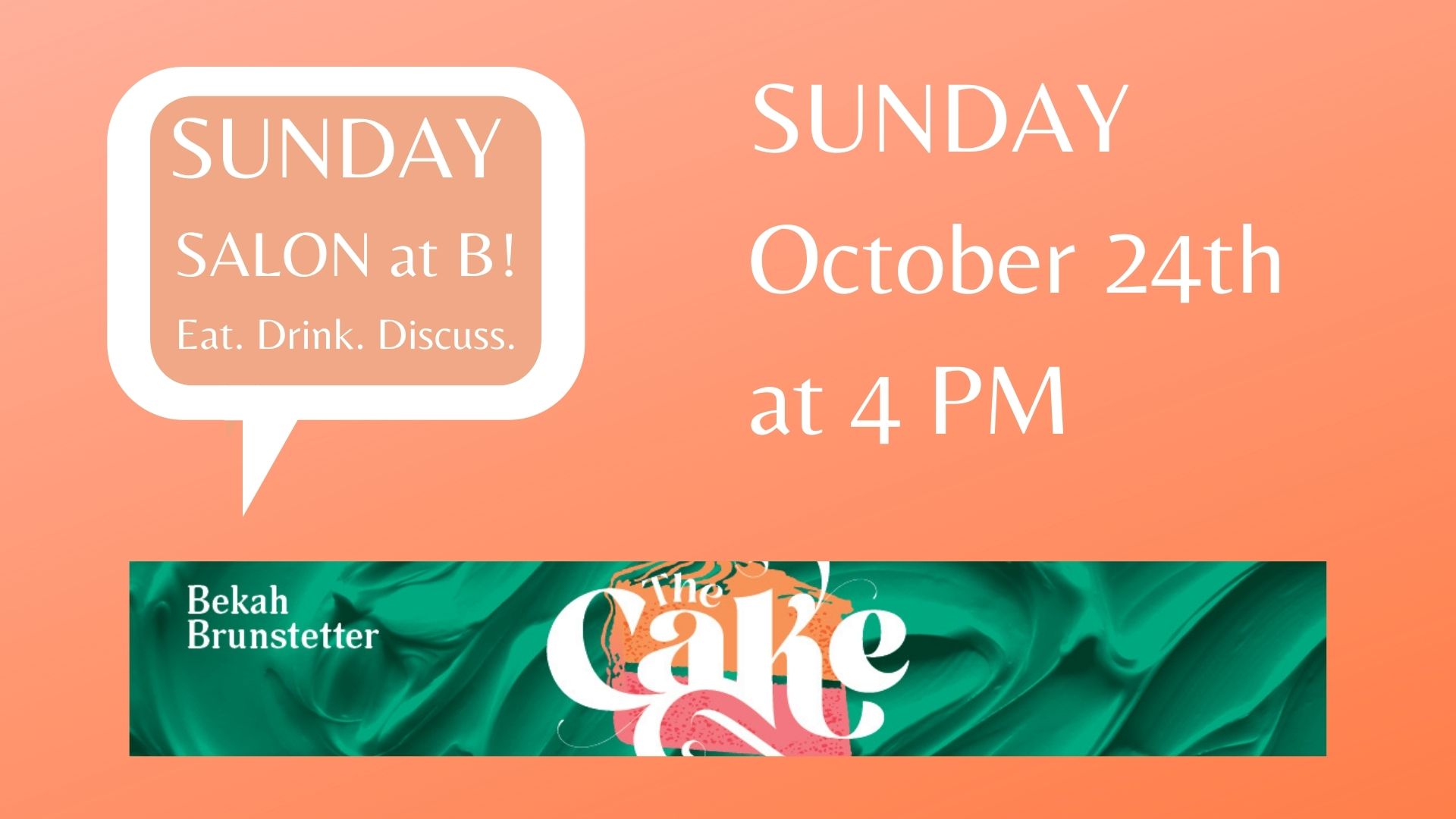 SUNDAY SALON at B!